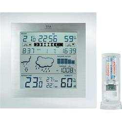 funkce letního a zimního času (DST = Daylight Saving Time) Funkce denního alarmu Předpověď počasí se zobrazením tendence počasí Zobrazení teploty ve C Zobrazení teploty v místnosti s ukládáním