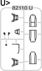 FABRIC (fotolept) 49094 Bf 109G seatbelts SUPERFABRIC (fotolept) 49095 Seatbelts Luftwaffe WWII fighters (fotolept) FE812