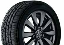 (vč. DPH) GLC (X253, C253 AMG 63) 5paprskový dvojitý disk AMG (A253 40 3600 7X2) s Michelin Pilot Alpin 5 SUV MO, 265/45 R 20 08V levé přední: Q440 45 85 E, pravé přední: