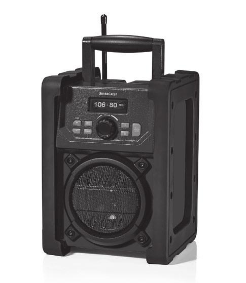 RUGGED WATERPROOF DAB RADIO RÁDIO NA STAVBU Návod k obsluze a bezpečnostní