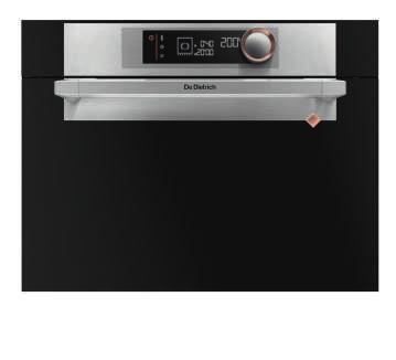 PARNÍ TROUBA DKV7340X Provedení nerez/černé sklo Intuitivní ovládání s displejem White on Black; Objem trouby 29 l 8 programů přípravy při teplotě od 55 do 100 Zdravá příprava - uchovává veškeré