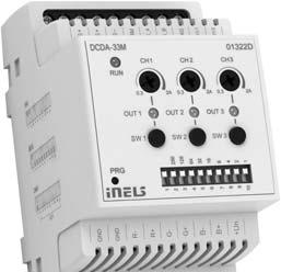 RO Actuator pentru dimare Caracteristici - este o unitate proiectata pentru reglarea intensitatii luminoase (dimare), pentru o singura culoare sau surse de iluminat RGB controlate in curent variabil.