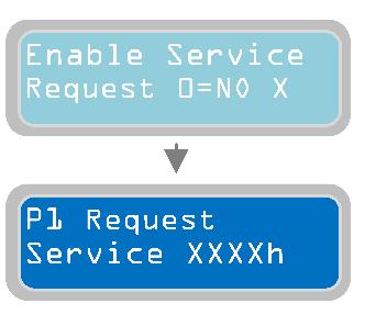 Kapitola 11.9 Parametr Enable Service Request slouží k zapnutí/vypnutí alarmu pro servisní údržbu čerpadla.