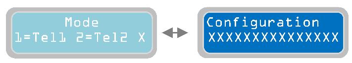 Pro návrat na vodorovné menu stiskněte tlačítko Configuration Relay 1 :. Pro návrat na vodorovné menu Stisknutím tlačítka přejdete na konfiguraci dalšího alarmového výstupu: Kapitola 14.