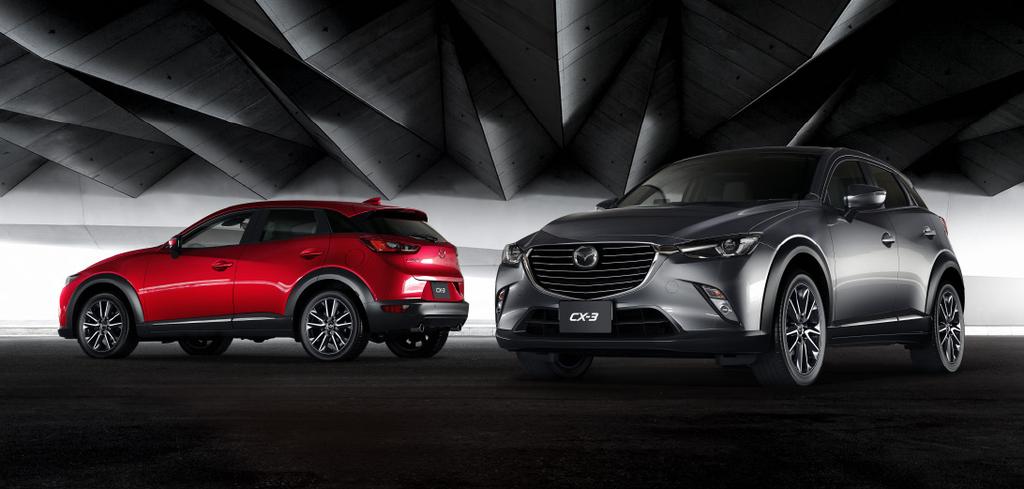 TECHNOLOGIE SKYACTIV Lehká a odolná karoserie > Přesné řízení > Výkonné a úsporné motory > Přesné a rychlé řazení MODELOVÁ ŘADA M{zd{ CX-3 Výkon kw (k) Převodovka Emotion Challenge Attraction