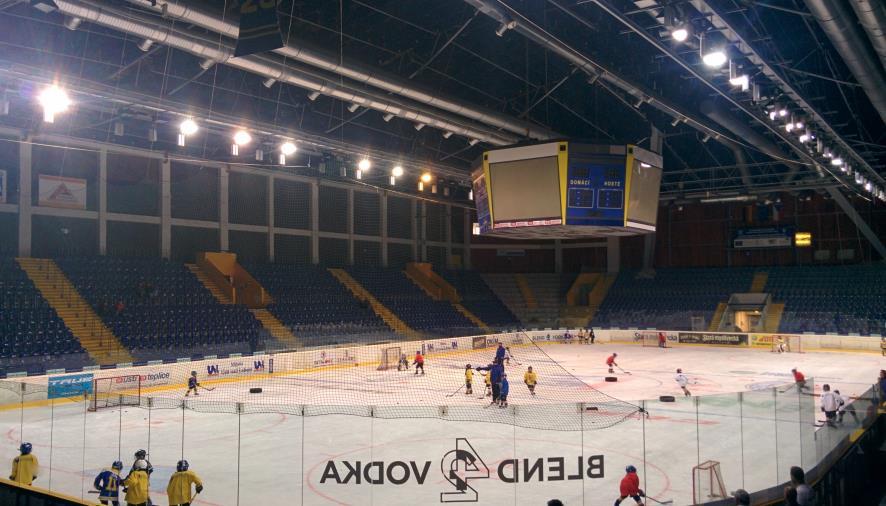 3.2.4 STADIONY 3.2.4.1 Zimní stadion V roce 2015 byly v období pravidelné letní odstávky ledové plochy Zimního stadionu provedeny drobné opravy a údržba, jako např.