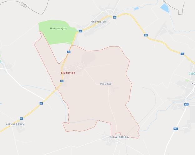 1. Analytická část 1.1. Informace o obci Základní údaje o obci Služovice Obec Služovice leží v okrese Opava.