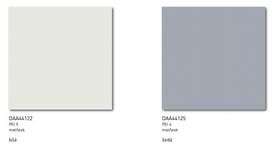 Keramická dlažba standard Rako Sidney rozměr 45x45 cm barvy: bílá, šedá protiskluzová, otěruvzdorná dlažba v rámci standardu je možná jakákoliv