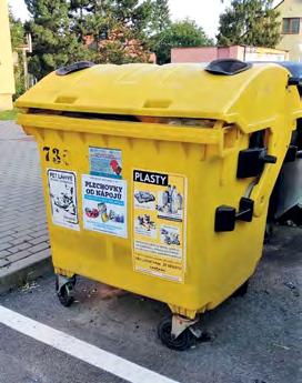 Aby si to občané lépe pamatovali a aby před barevnými kontejnery neváhali, do kterého vlastně mohou plechovku od nápojů vyhodit, jsou žluté kontejnery označovány samolepkou, která na tuto novinku