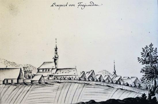 V posléze vydaném díle Scenographia Urbium Silesiae, kde otiskl 84 vyobrazení slezských měst, se však z našeho kraje objevily pouze veduty Javorníku a Zlatých Hor.