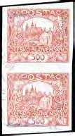 VZ č. 2, VZ 8, VZ 12 na nažloutlém papíře 200 Kč 93 ** zn. VZ č. 6 C, VZ 9 C, VZ 25 C, kz, kat. cena 1 530 Kč 1 000 Kč Hradčany - zkusmé tisky / Probationary printing 94 (*) ZT kresby prof. Ed.