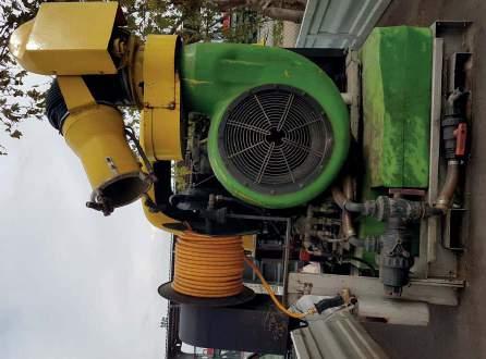 d) Mist-Blowers; Son yıllarda özellikle uygulama güçlüğü çekilen geniş alanlara kısa sürede ve kolaylıkla uygulama olanağı sağlaması nedeniyle sıklıkla tercih edilen mist blower cihazları ortalama