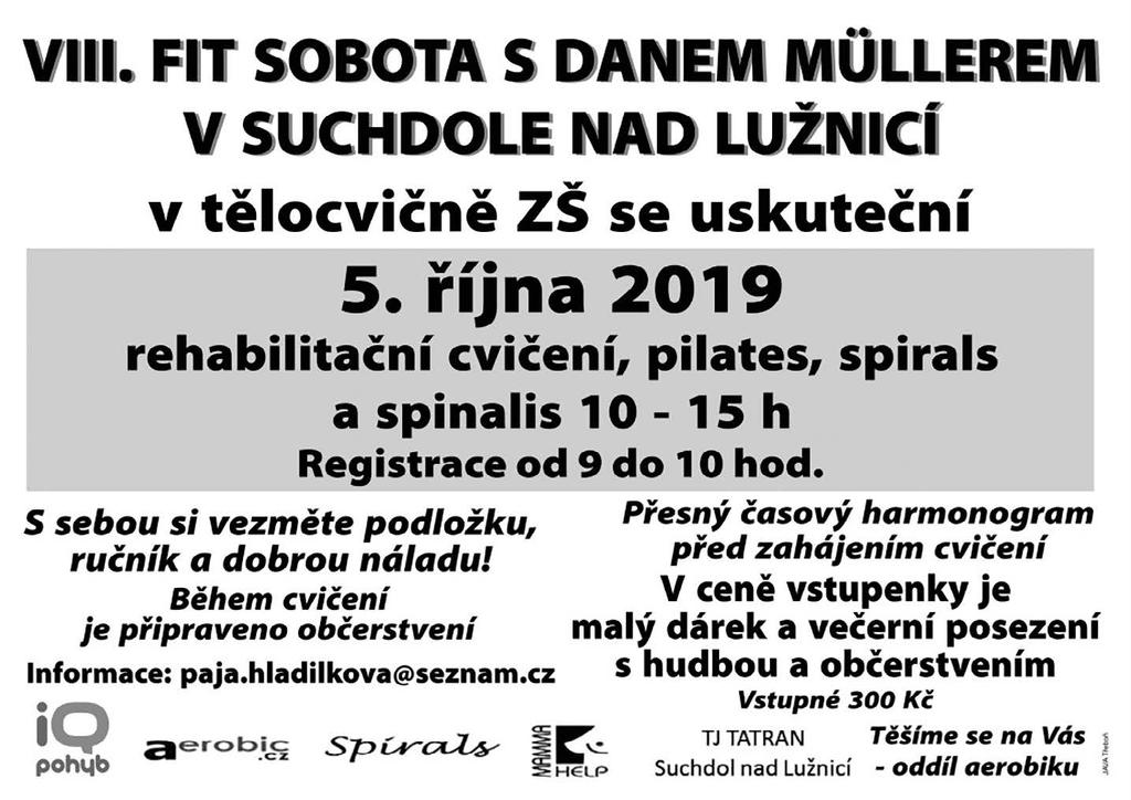 Pozvánky Kino Suchdol nad Lužnicí Program v říjnu pátek 4. 10. 2019, 19.