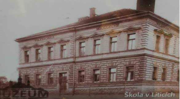 Obrázek 13.4. Škola v Liticích v roce 1900 Zdroj: Archiv Západočeského muzea v Plzni Obrázek 13. 5.