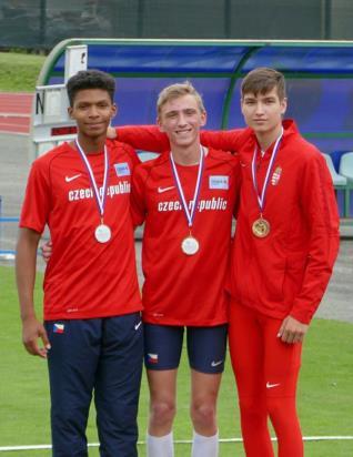místo na MČR dorostu na dráze v běhu na 1500 m Mistrovství Evropy juniorů Tomáš Němejc (4.S) obsadil na Mistrovství Evropy juniorů v Boras ve dnech 18.- 21.7.2019 výborné 6. místo na 200 m v čase 21.