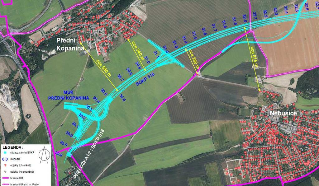 SOKP 518 Ruzyně Suchdol 171 veřejného zdraví ve znění pozdějších předpisů, se splnění povinnosti k ochraně před hlukem z provozu na pozemních komunikacích nebo dráhách v chráněném venkovním prostoru