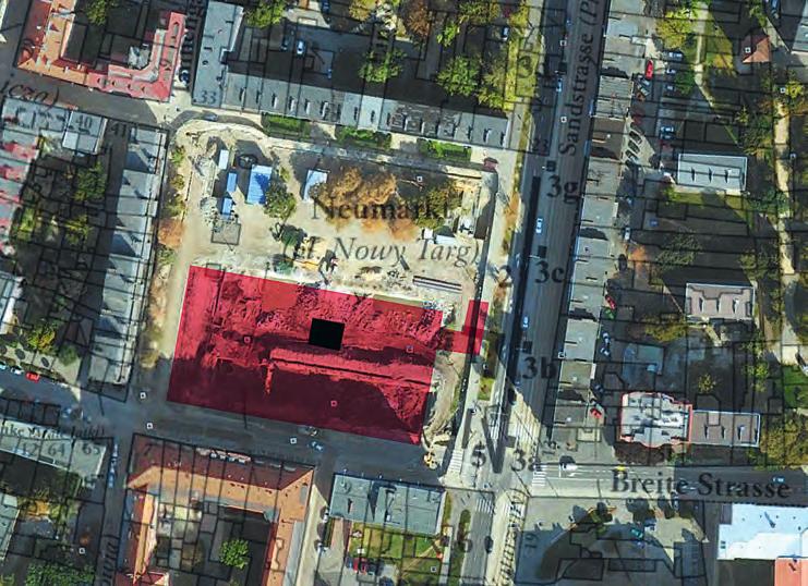Archeologické rozhledy LXXI 2019 315 Fig. 2. Wrocław, Nowy Targ square.