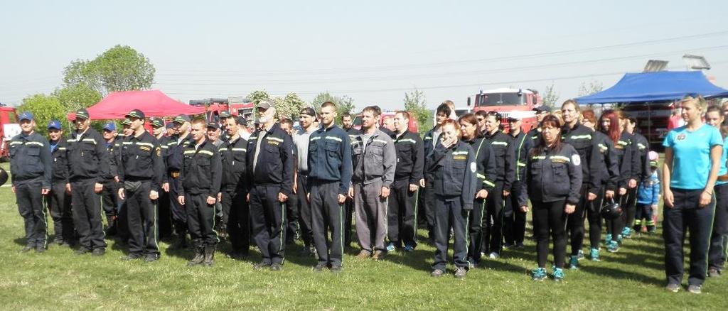 První kolo požární soutěže 13. a 14. okrsku se letos pořádalo ve Vestci.