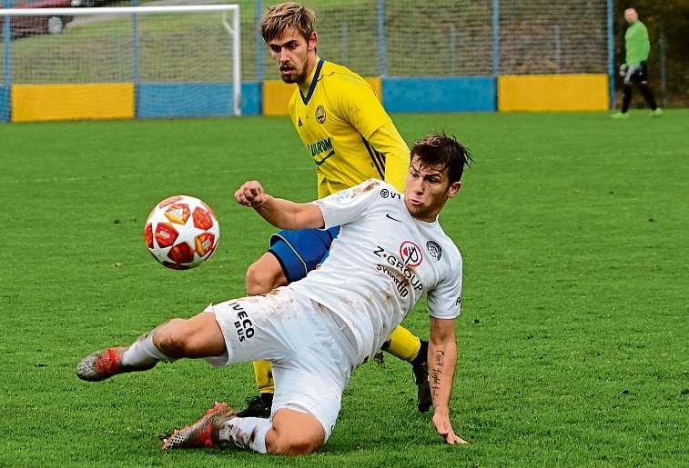 Kroměřížsko avsetínsko 29. listopadu 2019 63 Třetí fotbalová liga je v půlce.