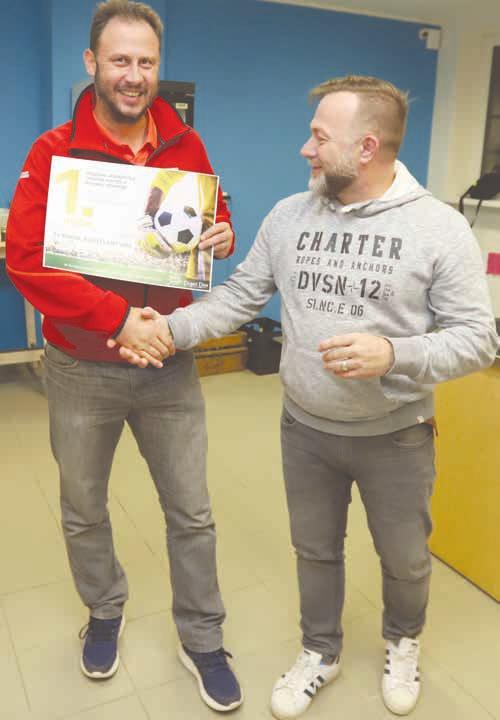 Tak třeba příští rok. Odveta bude na hřišti Hlavní postavou prvního večera v Jarošovském pivovaru se stal Antonín Šimon z Kostelan nad Moravou.