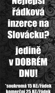 NABÍDKA PRÁCE Přijmu paní na