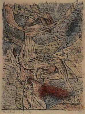 tužka, papír, 22 x 32,2 cm 29.