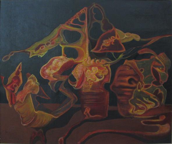 František Hudeček: Shledání, 1936, olej,