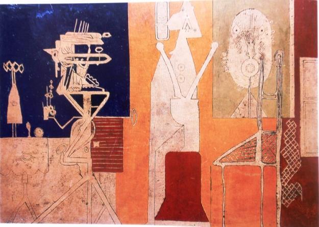 podnicích, 1937, olej, plátno, 90,5 x 71,5