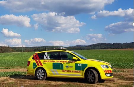 Inspektor provozu Podpůrná, kontrolní činnost CKTCH Cyanokit převoz z vitální
