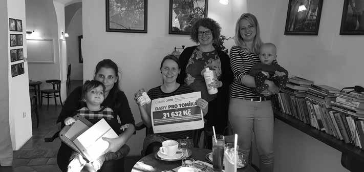 20 Spolky 11/2019 tel. 388 402 264 Šumava na nohou pro Tomíka 16. září 2019 jsme předali Tomíkovi tablet, přípravky na posílení imunity a příplatek na pohybovou terapii v celkové hodnotě 31.632 Kč.