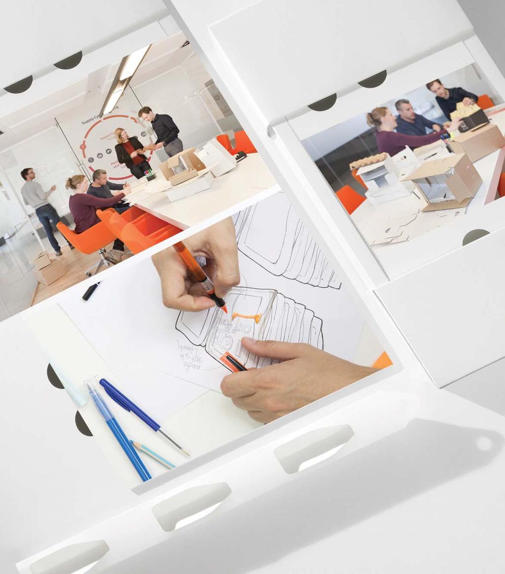 Kreativní prostor pro obalové workshopy PackRight Centre Vytvoříme z vašich obalů konkurenční