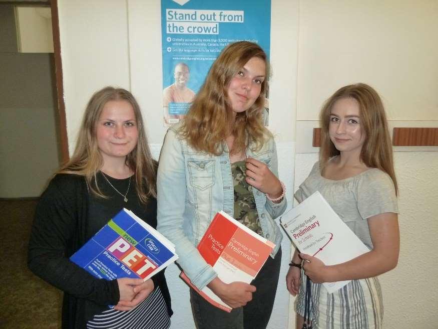společné části maturitní zkoušky. Získané materiály byly následně konzultovány s ostatními kolegy v rámci jednotlivých pracovišť. Cambridge PET exams, spring 2018 Termín: 25. 5. a 16. 6.