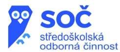 Soutěže a mimoškolní aktivity 41. ročník SOČ - školní kolo Dne 19. 3. 2019 se v kinosále školy uskutečnilo školní kolo soutěže Studentské odborné činnosti SOČ 2019.