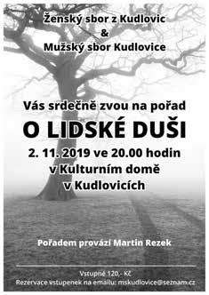 604 425 030 kulturní dům, so 16. 11., 19.