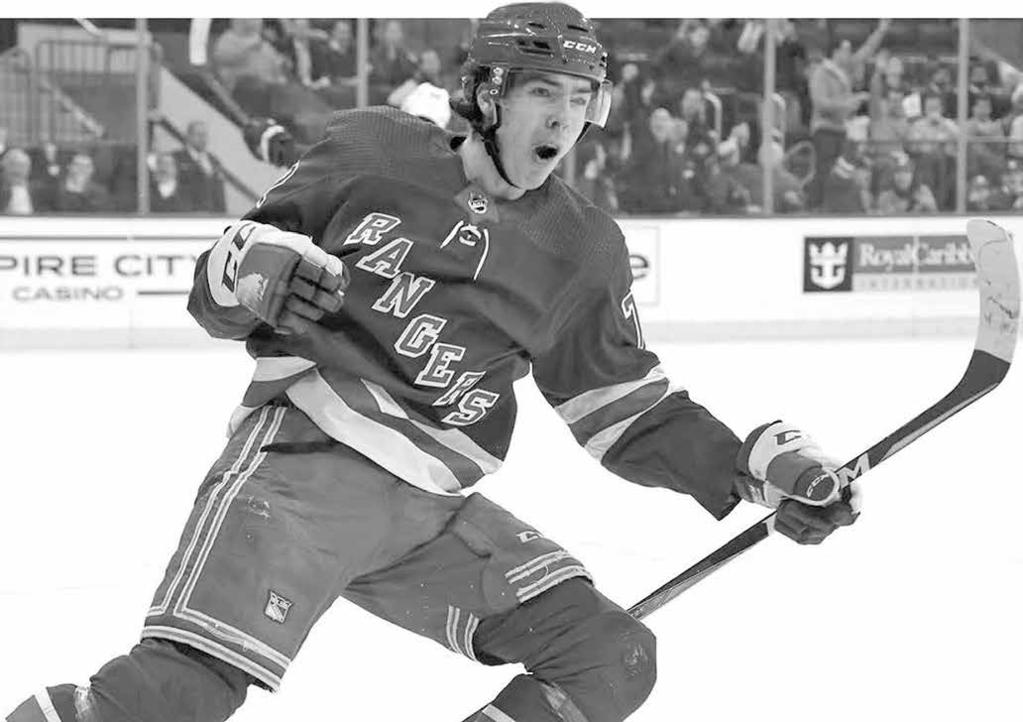nejprestižnější hokejové soutěži na světě a jednom z nejslavnějších klubů NHL New York Rangers.