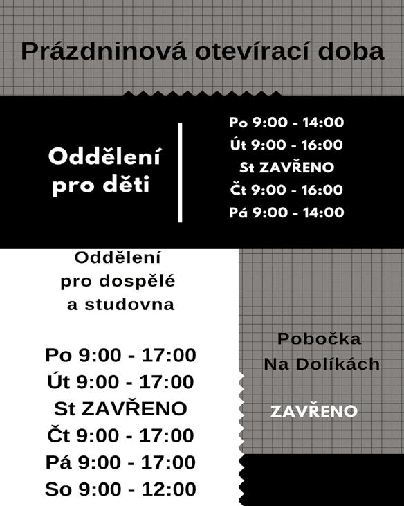 31. 7. vstupní chodba knihovny VLTAVSKÉ OSTROVY V PRAZE VÝSTAVA Výstižné texty, dobové obrázky i současné fotografie představí historii i současnost vltavských ostrovů nacházejících se na území hl. m.