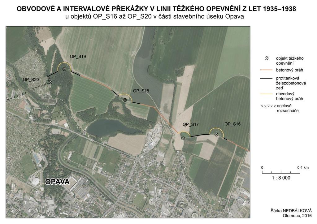 Hned nedaleko objektu OP_S19 v nynější zahrádkářské kolonii se nachází objekt těžkého opevnění OP_S20 Na střelnici.