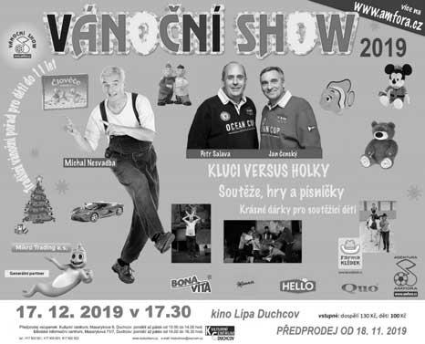 PŘIPRAVUJEME: 1. 1. - Novoroční ohňostroj, 18. 1. - Dětský karneval, 22. 1. - Buchty a loutky - legendární divadlo nejen pro děti ad.