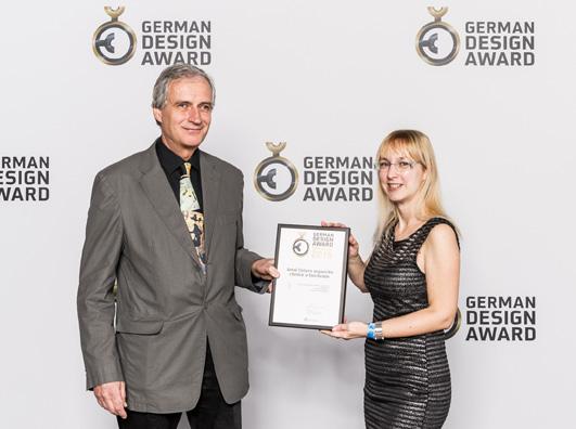 11 AKTUALITY GERMAN DESIGN AWARD 2019 PRO ŠEST ČESKÝCH REALIZACÍ V letošním ročníku německé ceny za design German Design Award 2019 se utkalo ve dvou kategoriích Excellent Product Design a Excellent
