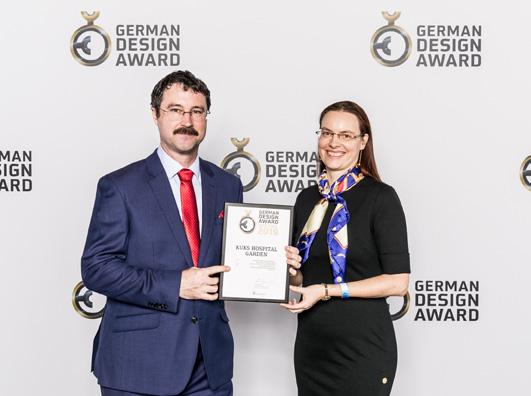 : Redakce se omlouvá za neúplnou informaci o výsledcích soutěžní přehlídky German Design Award 2019 uvedenou v Bulletinu ČKA 1/2019.