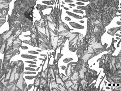 86 27.61 47.1 637 0.017 - II 3.91 28.65 34.1 731 0.083 - III 4.93 24.74 19.4 732 0.110 - where: G graphite, EC - eutectic carbides and γ ret.
