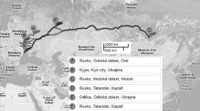 měl směřovat do Oděsy a následně do Jeruzaléma. 124 V Oděse se jeho příběh komplikuje a on se nakonec vydává zpět putovat po Rusi. V pátém příběhu se nachází sedmdesát verst cestou z Oděsy a jde zpět.