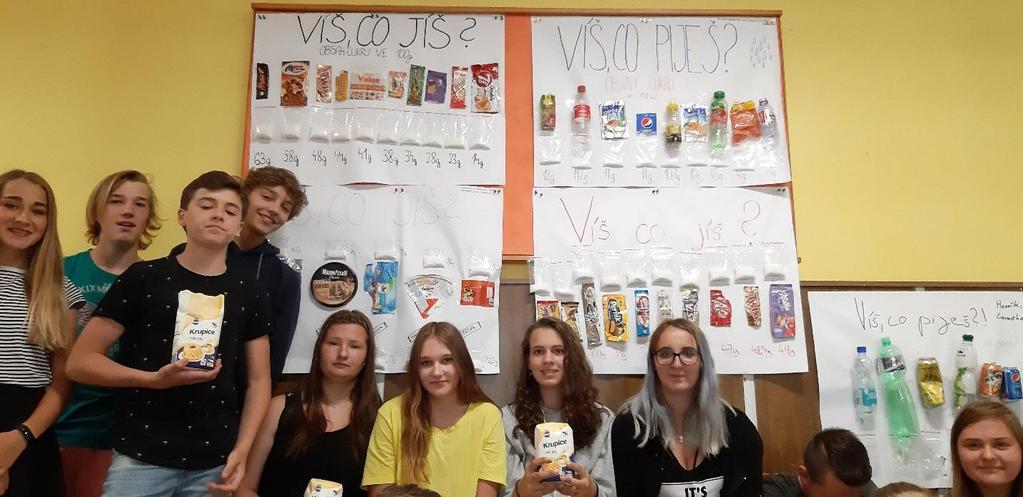 Sladíme si život chemie nás učí Cukr a obezita dětí je dnes velký problém. Proto si žáci devátých ročníků připravili projekt Sladíme si život.