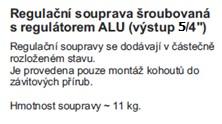 Obrázek 16: Regulátor ALz-6U v závitovém provedení Obrázek 17: Dvojitá řada v