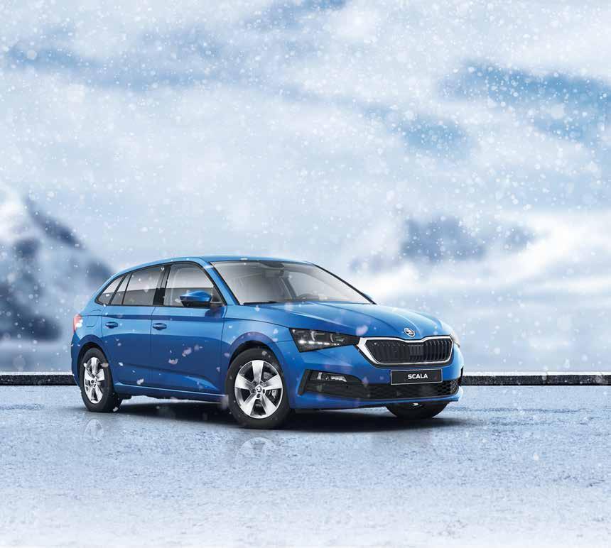 MATRIX INFO autocentrum ŠKODA SCALA již za 377 900 Kč včetně DPH se zvýhodněním až 56 000 Kč Kombinovaná spotřeba a emise CO 2 vozu ŠKODA SCALA: 4,1 5,0 l/100 km, 108 115 g/km = + Výkupní