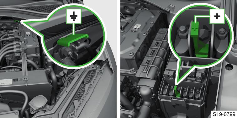 Řešení problémů Při nastartovaném motoru se nedobíjí autobaterie společně s svítí Vyhledejte pomoc odborného servisu.