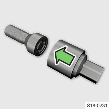 Nechte co nejdříve zkontrolovat utahovací moment šroubů namontovaného kola. Předepsaný utahovací moment je 120 Nm. Do kontroly utahovacího momentu jezděte se zvýšenou opatrností.