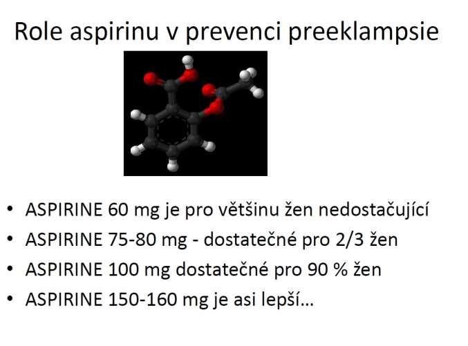Včasná aplikace Aspirinu před 16.