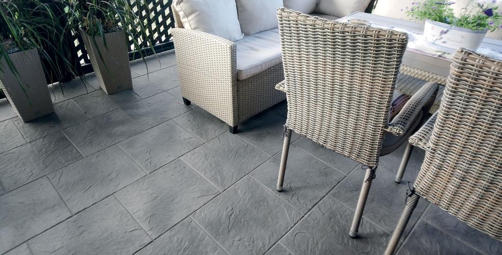 Granex pravidelný formát 400 x 400 mm Granex Reliéf kámen jemně tryskaný, impregnovaný (protiskluzný