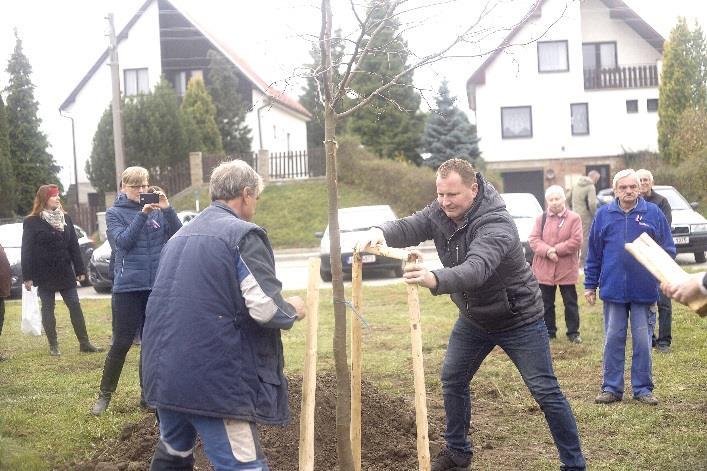 27. 10. 2018 - Sázení lip SVOBODY ve Sběři, Hrobičanech a Velešicích ke stoletému výročí ukončení 1.